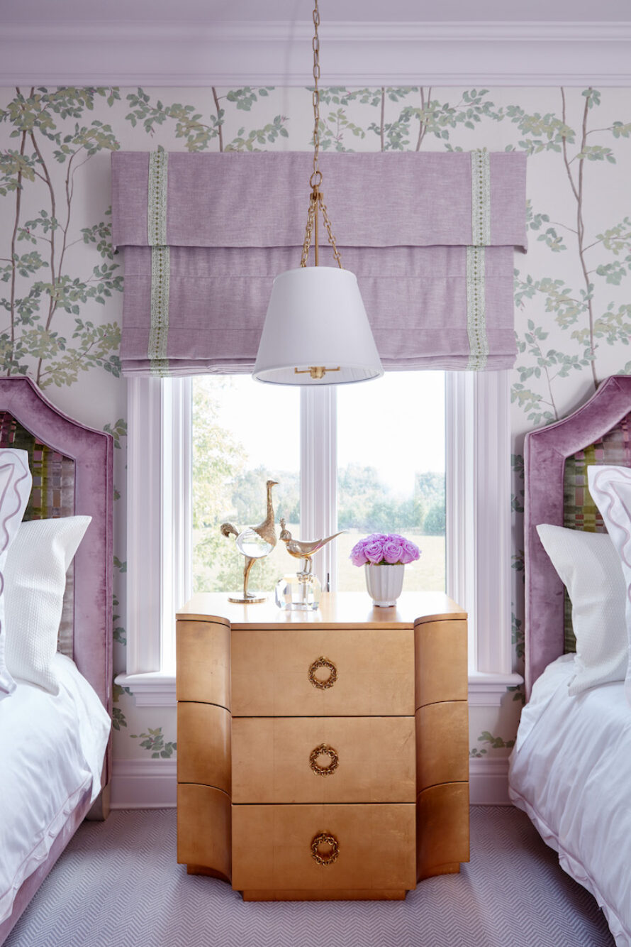 purple-window-treatment-bedroom-design-nature-wallpaper